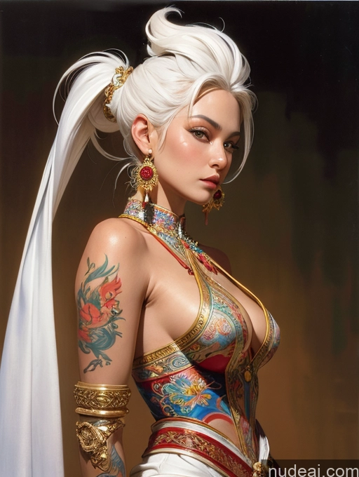 related ai porn images free for Tanned Skin Front View Traditional Art By Boris Vallejo Boris Vallejo Art Style Vietnamese White Hair