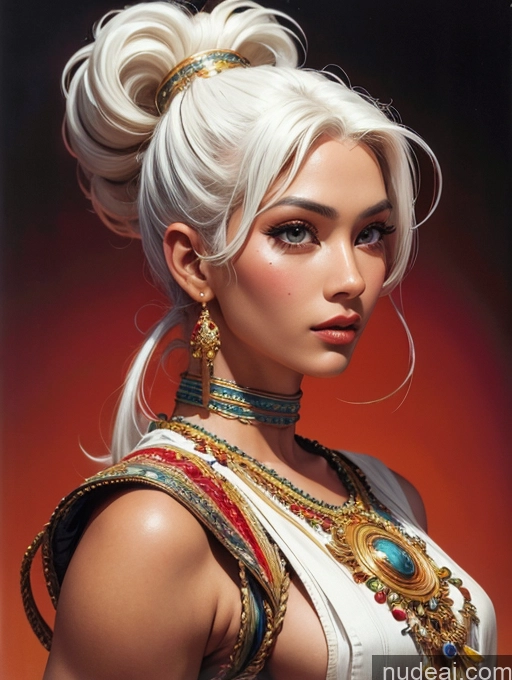 related ai porn images free for Tanned Skin Front View Traditional Art By Boris Vallejo Boris Vallejo Art Style White Hair Thai