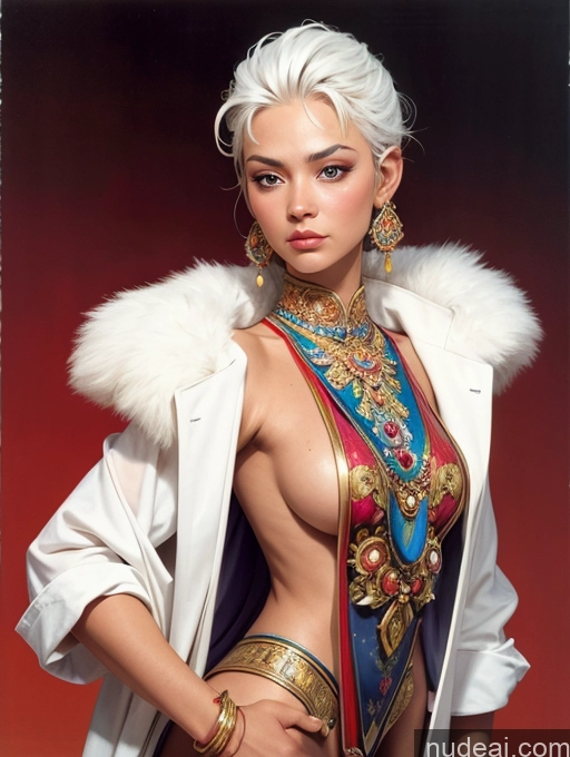 related ai porn images free for Tanned Skin Front View Traditional Art By Boris Vallejo Boris Vallejo Art Style White Hair Thai