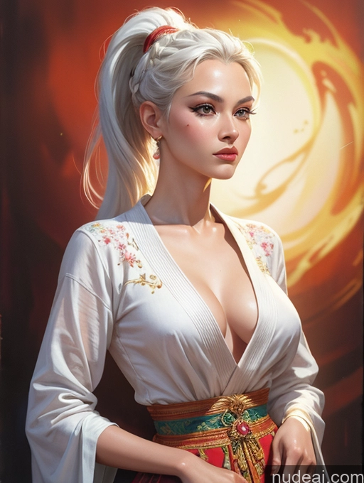 related ai porn images free for Traditional Art By Boris Vallejo Boris Vallejo Art Style White Hair Dynamic View Skinny Short Long Hair Makima, Braided Ponytail Vietnamese Cleavage