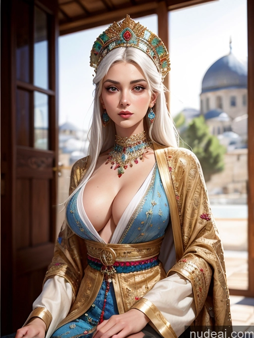 related ai porn images free for Traditional Art By Boris Vallejo Boris Vallejo Art Style White Hair Dynamic View Skinny Ottoman Asena Cleavage Small Tits