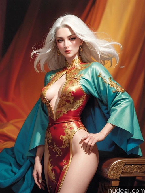 related ai porn images free for Traditional Art By Boris Vallejo Boris Vallejo Art Style White Hair Dynamic View Skinny Small Tits Medieval Arien_dragon Vietnamese