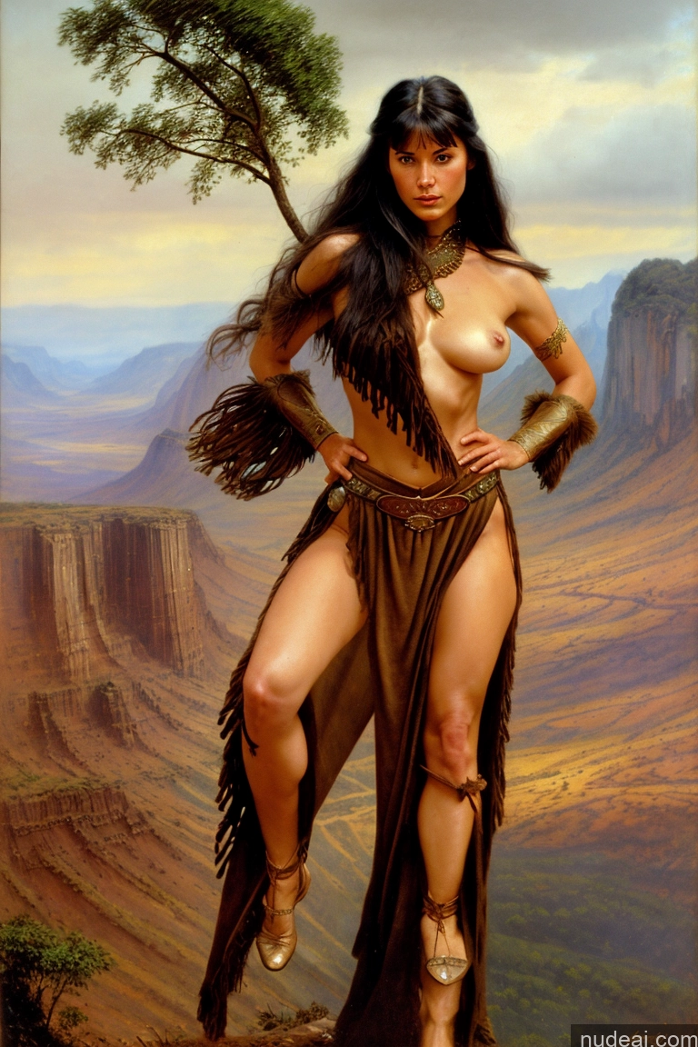 related ai porn images free for Beautiful Skinny Tanned Skin Bangs Long Skirt Traditional Topless Woman Breasts Art By Boris Vallejo Boris Vallejo Art Style Cowgirl Outfit Barbarian Woman Battlefield Huge Tits, Hard Nipples Dynamic View Vietnamese Waterfall Forest