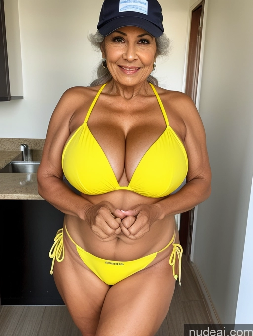 related ai porn images free for Milf One Busty Huge Boobs Thick Tanned Skin Brazilian Front View Microkini Thong 70s Construction Worker Maid