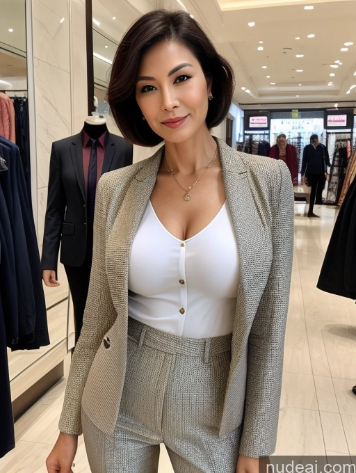 related ai porn images free for Milf Perfect Boobs Perfect Body Short Hair 70s Chinese Mall Blouse Bra Casual Jacket Professor Secretary Shirt Stylish Suit Cleavage Detailed