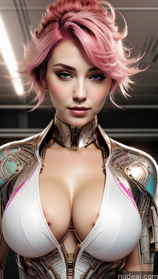 related ai porn images free for Busty Perfect Boobs Pubic Hair Tanned Skin Pink Hair Futuristicbot V2 Phoenixdress Huge Tits, Hard Nipples French