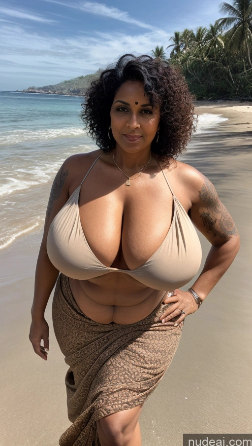 related ai porn images free for Milf Busty Huge Boobs Tattoos Muscular Big Ass Abs Thick Fat Big Hips Tall Curly Hair Dark Skin 50s Seductive Black Hair Indian Beach Front View T-pose Sexy Face Blouse Sari