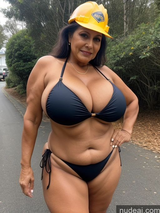 related ai porn images free for Milf One Busty Huge Boobs Thick Tanned Skin Front View Microkini Thong Brazilian 70s Halloween Witch Construction Worker