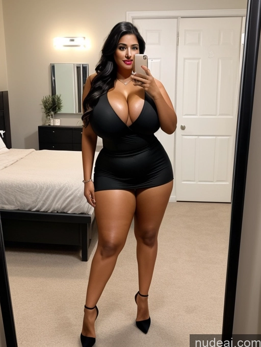 related ai porn images free for One Busty 20s Black Hair Indian Mirror Selfie Bedroom Front View Basketball High Heels Cleavage Huge Boobs Woman Tanned Skin Thick Chubby Lipstick