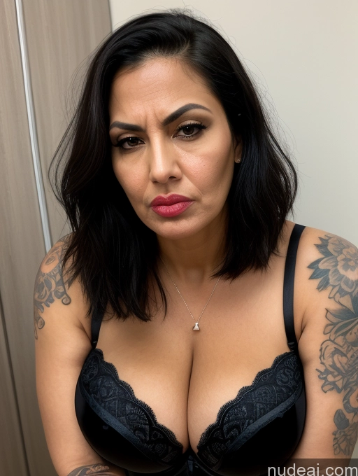 related ai porn images free for Angry Eating Huge Boobs Tall Tanned Skin Black Hair Bobcut Tattoos Corset Push-up Bra Front View Pouting Lips Bathroom Middle Eastern 30s Milf Cleavage