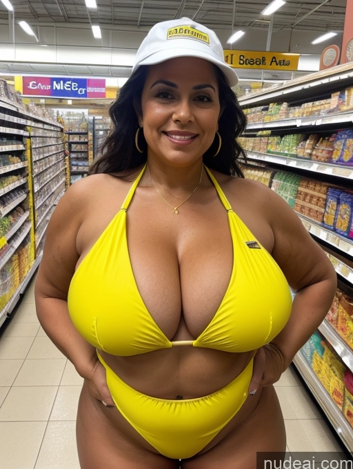 related ai porn images free for Milf One Busty Huge Boobs Thick Tanned Skin Front View Microkini Thong 70s Egyptian Chubby Construction Worker Grocery