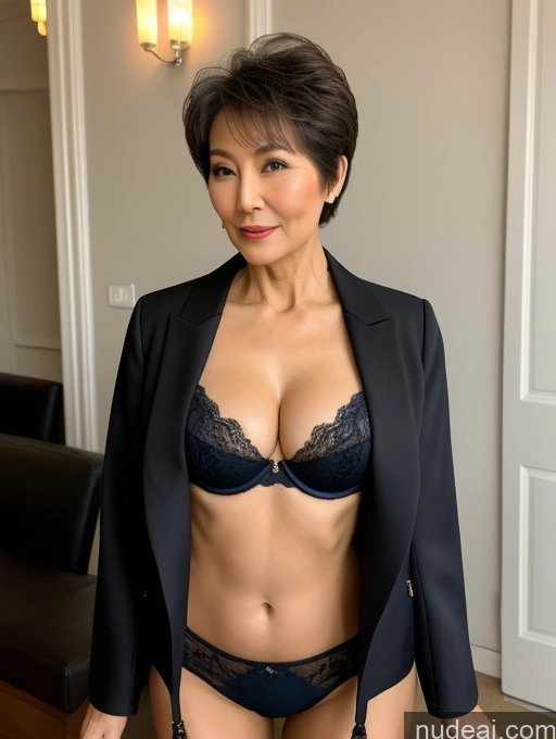 related ai porn images free for Milf Two Perfect Boobs Beautiful Perfect Body 70s Pixie Chinese Party Bra High Heels Jacket Professor Secretary Stylish Suit Cleavage Detailed Sexy Face