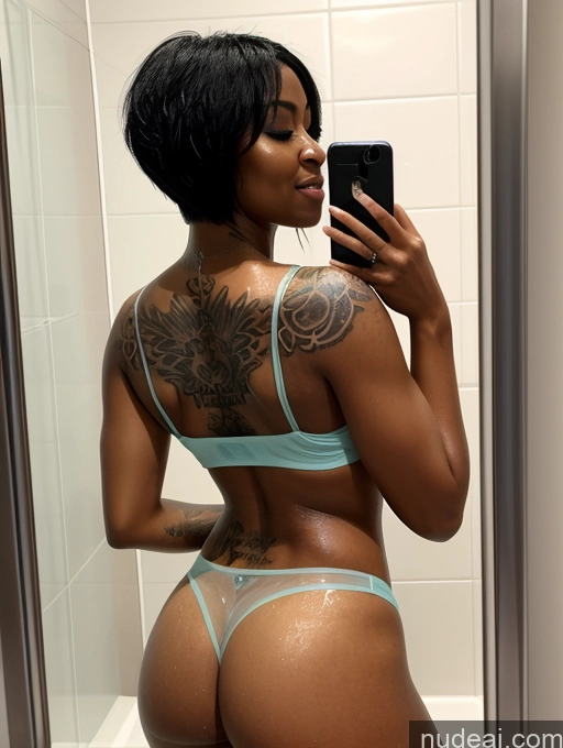 related ai porn images free for Woman One Perfect Boobs Beautiful Tattoos Skinny Short Dark Skin 20s Orgasm Black Hair Short Hair Black Mirror Selfie Shower Tank Top Transparent