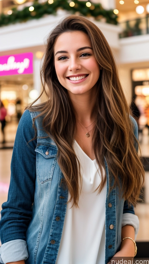 related ai porn images free for Woman Beautiful 18 Happy Long Hair German Mall Front View Stylish Bright Lighting