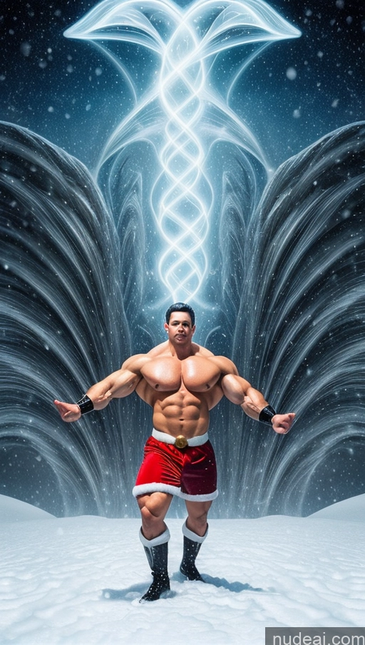 related ai porn images free for Bodybuilder Muscular Abs Surrealist Powering Up White Hair Glasses Snow Dynamic View Santa Huge Boobs Mary Thunderbolt