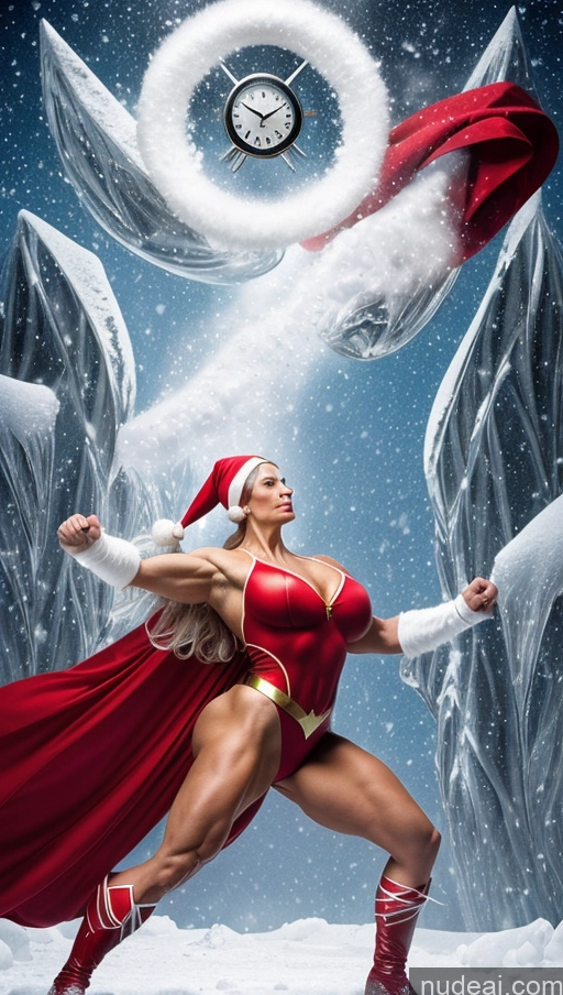 related ai porn images free for Bodybuilder Muscular Abs Surrealist Powering Up White Hair Glasses Snow Dynamic View Santa Huge Boobs Mary Thunderbolt Superhero