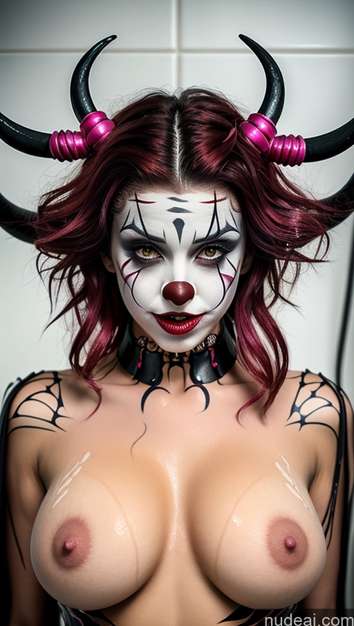 related ai porn images free for Perfect Boobs Pubic Hair Tanned Skin Pink Hair French Close-up View Clown Futuristicbot V2 Huge Tits, Hard Nipples Succubus Shower