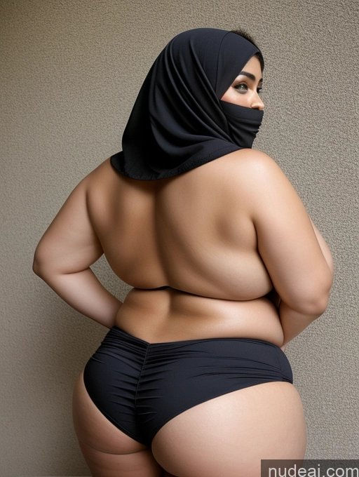 related ai porn images free for Woman Busty Huge Boobs Big Ass Thick Chubby Fat Big Hips Seductive Sexy Face Pixie Back View Bending Over Egyptian Niqab