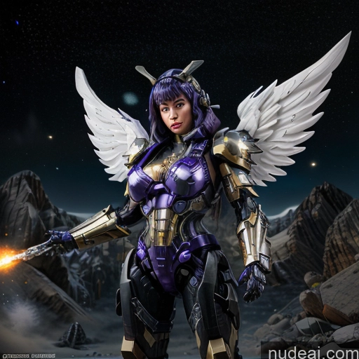 related ai porn images free for Woman Bodybuilder Cyborg Busty Abs Black Hair Purple Hair Bobcut Asian Latina Front View Angel Mech Suit Sci-fi Armor Space Suit SuperMecha: A-Mecha Musume A素体机娘 Has Wings Battlefield