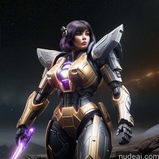 related ai porn images free for Woman Bodybuilder Cyborg Busty Abs Black Hair Purple Hair Bobcut Asian Latina Front View Mech Suit Sci-fi Armor Space Suit SuperMecha: A-Mecha Musume A素体机娘 Neon Lights Clothes: Purple Battlefield