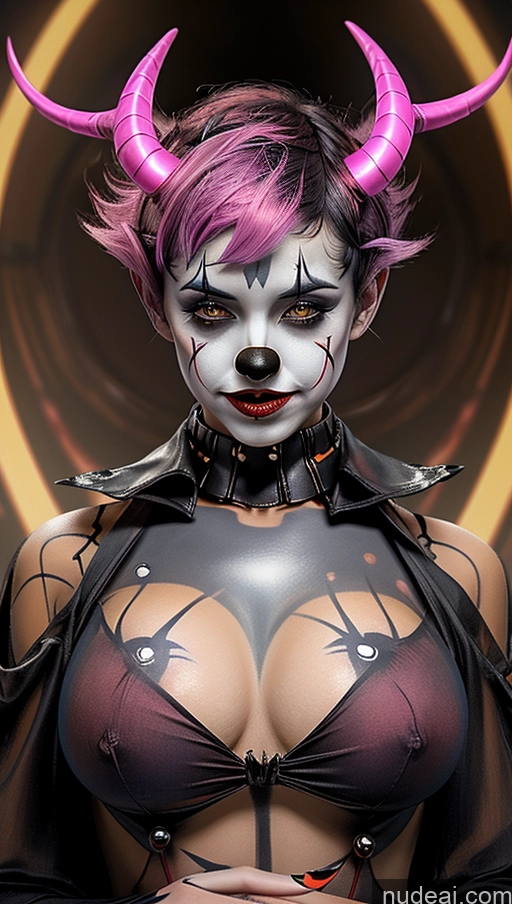 related ai porn images free for Perfect Boobs Pubic Hair Tanned Skin Pink Hair French Close-up View Clown Futuristicbot V2 Huge Tits, Hard Nipples Succubus Pixie