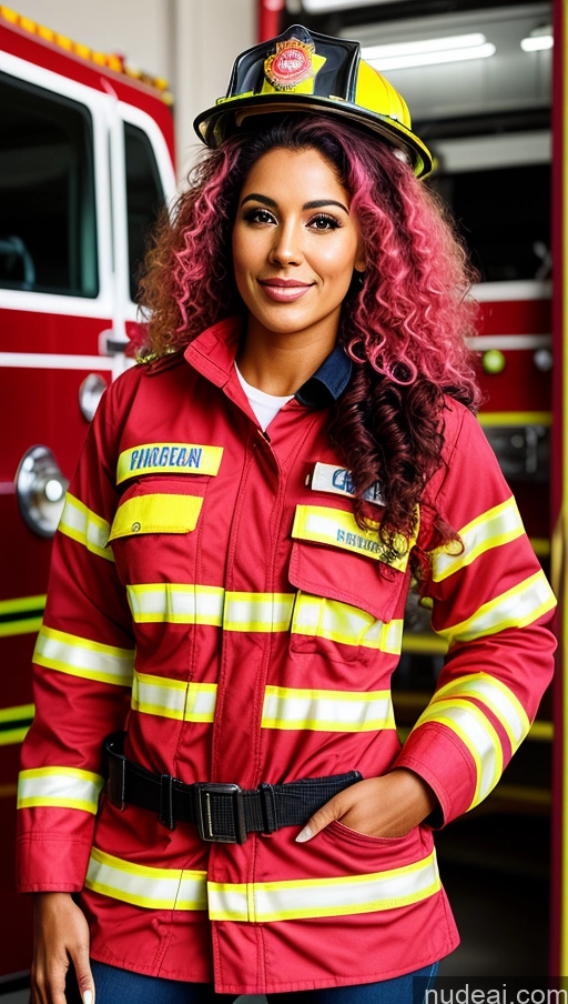 related ai porn images free for Woman Perfect Boobs Big Ass Tanned Skin 20s Pink Hair Curly Hair Brazilian Firefighter