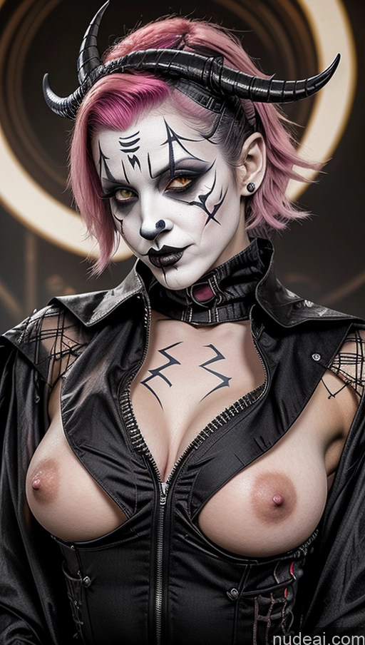 related ai porn images free for Perfect Boobs Pink Hair French Close-up View Clown Futuristicbot V2 Huge Tits, Hard Nipples Succubus Goth Busty Topless