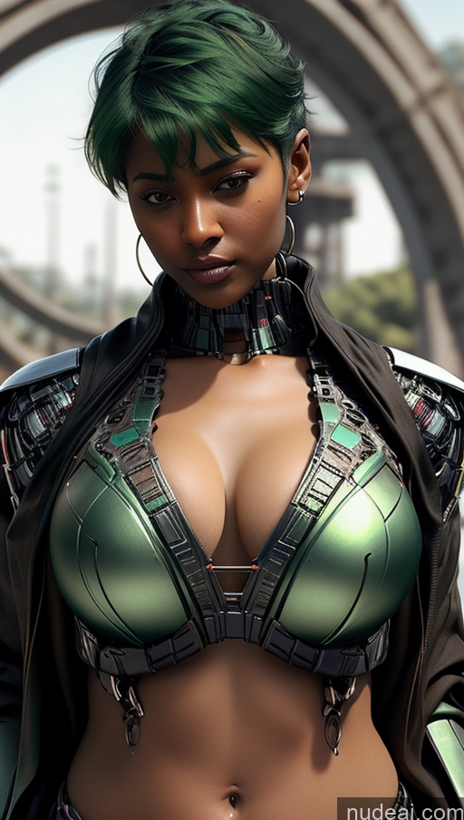 related ai porn images free for Busty Pubic Hair Tanned Skin Dark Skin French Close-up View Crop Top Futuristicbot V2 Phoenixdress Huge Tits, Hard Nipples Green Hair