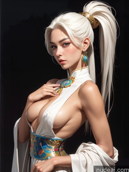 related ai porn images free for Small Tits Tanned Skin Chinese Front View Traditional Art By Boris Vallejo Boris Vallejo Art Style White Hair