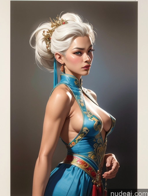 related ai porn images free for Small Tits Tanned Skin Chinese Front View Traditional Art By Boris Vallejo Boris Vallejo Art Style White Hair