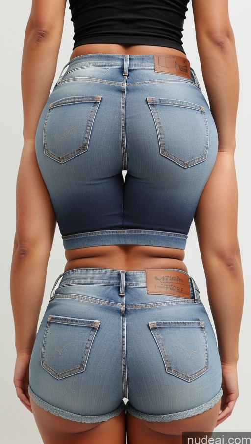 related ai porn images free for Big Ass Big Hips Athlete Jeans Short Shorts Back View