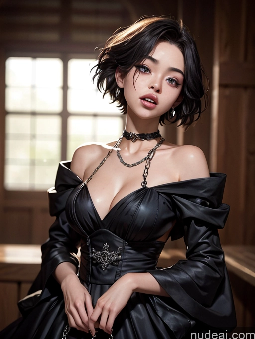 related ai porn images free for Model Several Perfect Boobs 18 Ahegao Ginger Short Hair Asian Bangkok Front View Goth Gals V2 Cleavage Chain Shackles