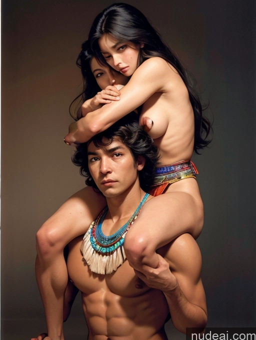 related ai porn images free for Small Tits Tanned Skin Bangs Native American Front View Massage Traditional Art By Boris Vallejo Boris Vallejo Art Style Carry On Back Hug From Behind Topless Woman Breasts