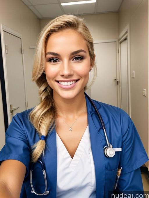 related ai porn images free for 18 Beautiful Skinny Front View Doctor Hospital Happy Swedish Sexy Face Ponytail Miss Universe Model Blonde