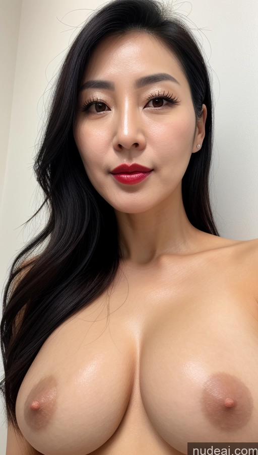 related ai porn images free for One Beautiful Lipstick 40s Black Hair Slicked Korean Woman Close-up View Detailed Perfect Boobs