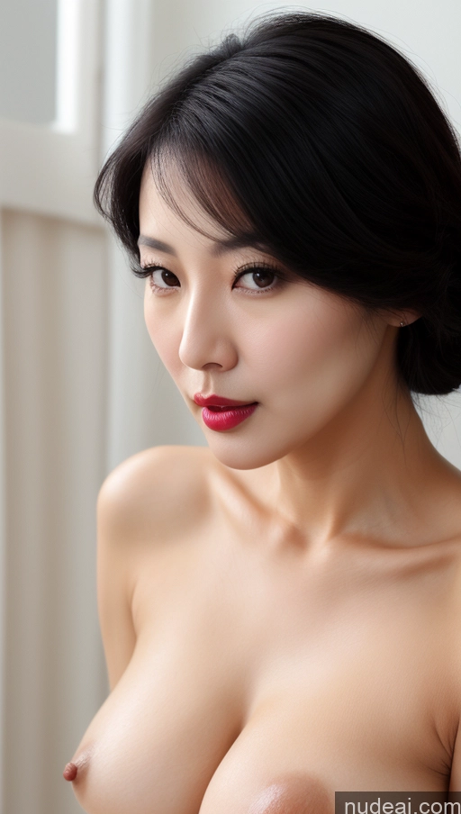 related ai porn images free for Woman One Perfect Boobs Beautiful Lipstick 40s Black Hair Slicked Korean Close-up View Detailed