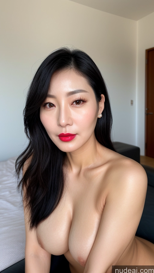 related ai porn images free for Woman One Perfect Boobs Beautiful Lipstick 40s Black Hair Slicked Korean Close-up View Detailed