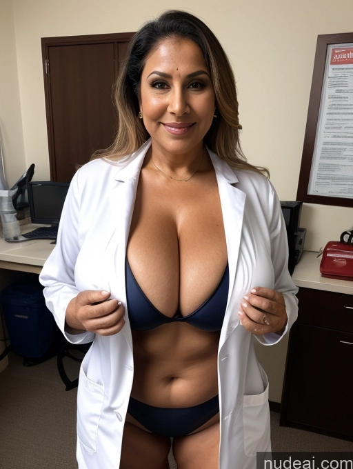 related ai porn images free for Milf One Busty Huge Boobs Thick Tanned Skin 70s Front View Microkini Thong Vampire Indian Doctor Lab Coat