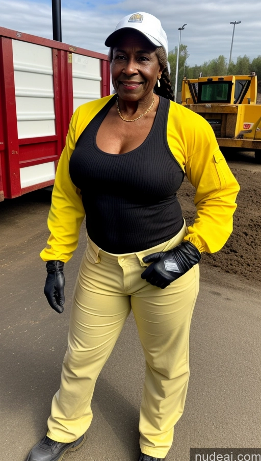 related ai porn images free for Muscular Abs Milf 80s Braided Gloves Dark Skin Hat Jeans Black Thick Shirt Construction Worker