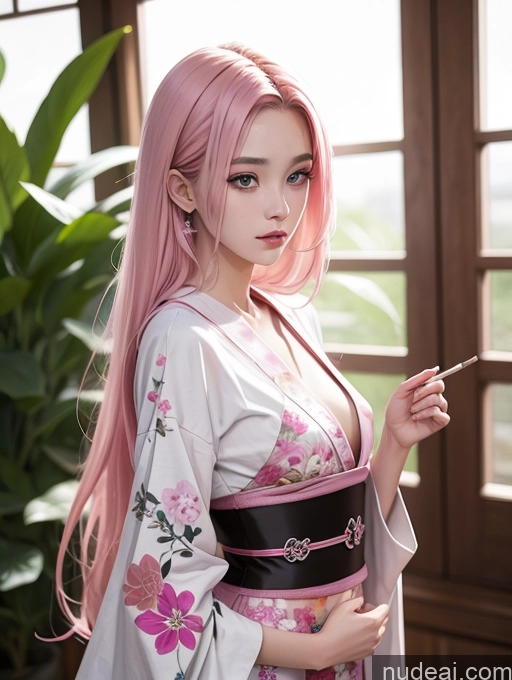 related ai porn images free for Model One Beautiful Skinny 18 Long Hair Japanese Pink Hair Concept Painted Clothes (Bodypaint)