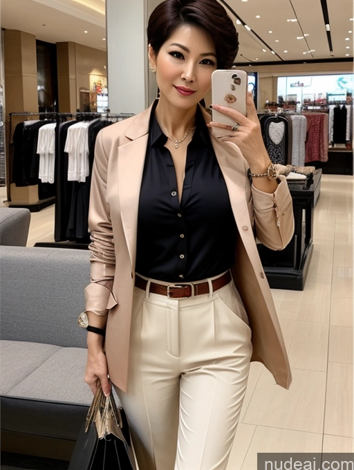 related ai porn images free for Milf Perfect Boobs Beautiful Perfect Body 60s Seductive Pixie Chinese Mall Blouse Casual Jacket Professor Secretary Shirt Stylish Suit Cleavage Detailed Sexy Face