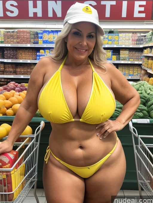 related ai porn images free for Milf One Busty Huge Boobs Tanned Skin Thick 80s Front View Grocery Microkini Thong White Hair Construction Worker Chubby