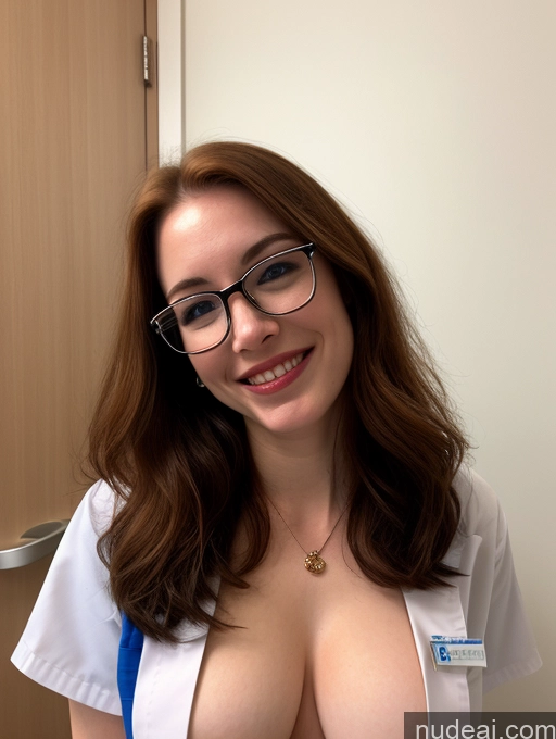 related ai porn images free for Woman One Fairer Skin Perfect Body Lipstick Glasses Perfect Boobs Beautiful 18 Happy Ginger Long Hair Jewelry Front View Lab Coat Nurse Blowjob Hospital