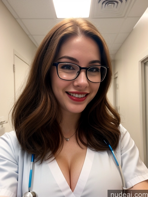 related ai porn images free for Woman One Fairer Skin Perfect Body Lipstick Glasses Perfect Boobs Beautiful 18 Happy Ginger Long Hair Jewelry Front View Lab Coat Nurse Hospital Blowjob