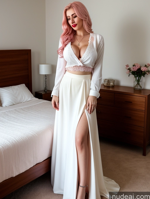 related ai porn images free for Woman One Perfect Boobs Lipstick Skinny 20s Persian Bedroom Fairer Skin Long Hair Pink Hair Long Skirt Blouse