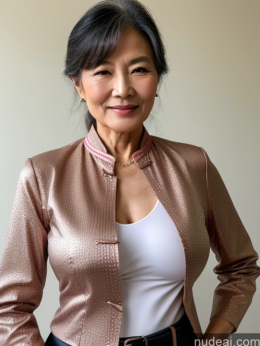 related ai porn images free for Woman Perfect Boobs Beautiful Perfect Body 70s Chinese Blouse Bra Jacket Professor Stylish Detailed
