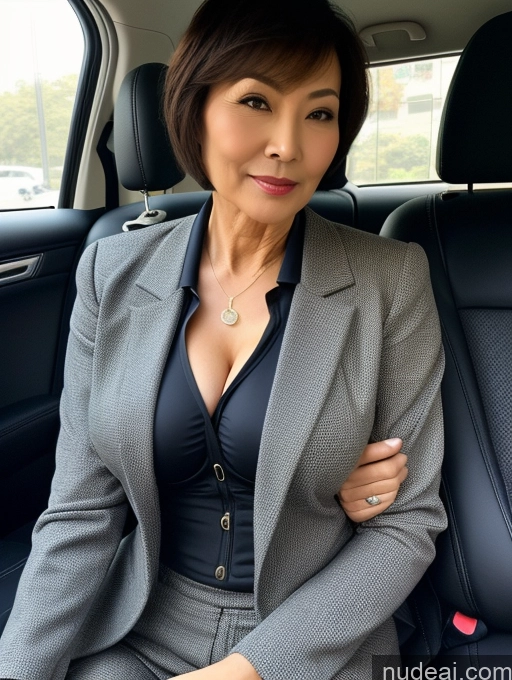 related ai porn images free for Milf Perfect Boobs Beautiful Perfect Body Short Hair 70s Chinese Car Bra Jacket Professor Stylish Suit Cleavage Detailed Sexy Face