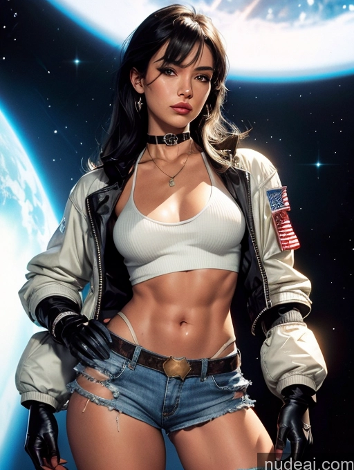 related ai porn images free for Model Abs Perfect Body Tanned Skin Bangs Bomber Choker Gloves Jacket Pilot Sci-fi Armor Traditional GZCfinal Topless Woman Breasts Daisy Dukes Space Suit Art By Boris Vallejo Boris Vallejo Art Style Fantasy Armor Filipina