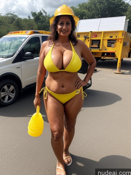 related ai porn images free for Milf One Busty Huge Boobs Tanned Skin Thick 60s Indian Front View Maid Microkini Thong Construction Worker Witch