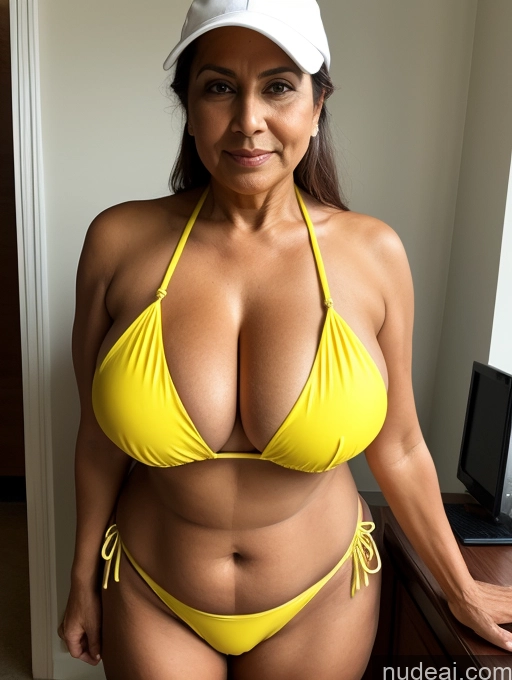 related ai porn images free for Milf One Busty Huge Boobs Thick Tanned Skin 70s Front View Microkini Thong Indian Construction Worker Maid